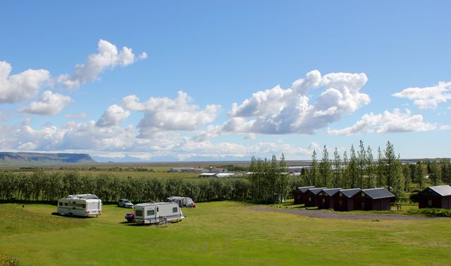Kirkjubær II Camping Location